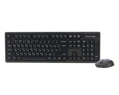Комплект беспроводной, клавиатура с мышью A4Tech Fstyler FG1200, цвет черный