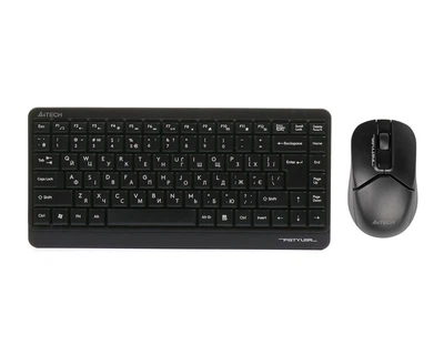 Комплект беспроводная клавиатура с мышью A4Tech Fstyler FG1112, черный цвет