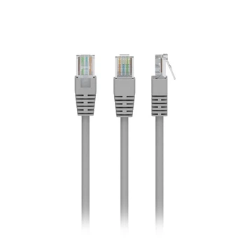 Патч-корд Cablexpert PP12-10M, UTP, категория 5E, литой, 50u" штекер с фиксатором, 10 м, серый