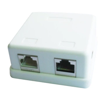 Розетка NCAC-FS-SMB2, с сетевым разъемом категории 6