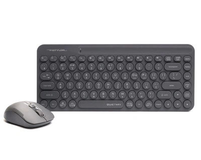 Комплект бездротовий клавіатура з мишою A4Tech Fstyler FG3200 Air2 (Grey), сірий колір