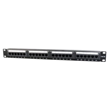 Патч панель Cablexpert NPP-C524CM-001, 24 порти, Cat5e
