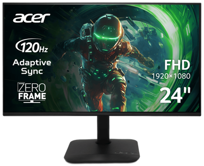 Монітор 23.8" Acer KA242YGbip (um.qx2ee.g07) Black