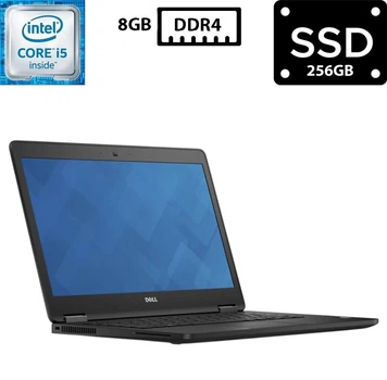 Ноутбук Dell Latitude E7470 14" IPS 1920x1080 Core i5-6300U 2.40GHz 8GB DDR4 SSD 256GB HD Graphics 520 Камера (DE7470i5R8S256A) Б/У