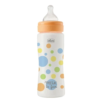 Пластиковая бутылочка Chicco Perfect Easy 4м+, 330 мл, быстрый поток 20245.20