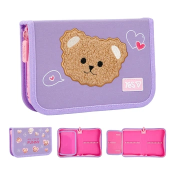 Пенал твердий одинарний з клапаном Bear Rules Yes 533728 Різнокольоровий shop (5056574462527)