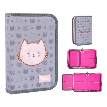 Пенал твердий одинарний з клапаном Cat Yes Yes 533868 Різнокольоровий shop (5056574471703)