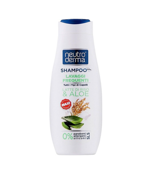 Шампунь для частого використання Neutro Derma Shampoo Lavaggi Frequenti Рисове молочко та Алое 500мл