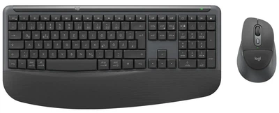 Zestaw bezprzewodowy Logitech Signature Comfort Plus Combo MK880 Black (5099206133990)
