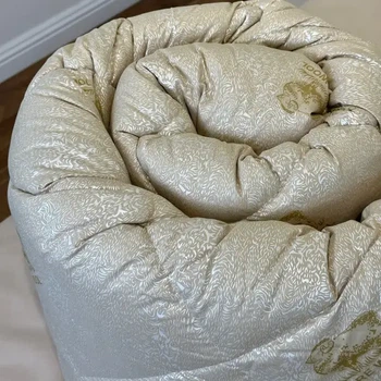 Ковдра Pure Wool Casablank 100%вовна з хлопком 180х220см бежевий (volt45)