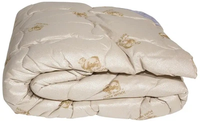 Ковдра Pure Wool Casablank 100%вовна з хлопком 150х200см бежевий (volt30)
