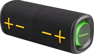 Głośnik przenośny Defender Union 20W/BT/USB/TF/AUX/2-in-1/RGB Black-Yellow (4745091894492)