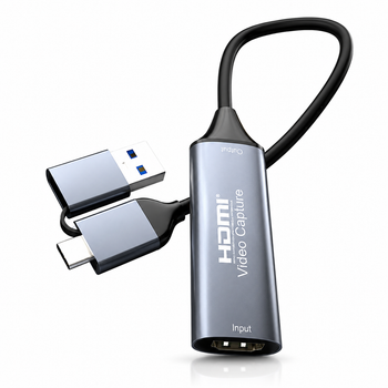 Карта відеозахвату зовнішня HDMI-USB Type-C, 1080P 78214