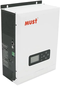 Гибридный инвертор Must PV18-3024VMPK, 3000W, 24V, ток заряда 20/30A, 230V/13A, MPPT 60А, 145 Vdc, 272x355x100 мм, 7.8 кг (YT46120)