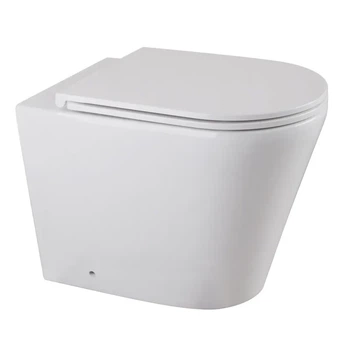 Унитаз напольный без бачка Mixxus Premium Bevel-0702-T3 555х365х410 мм Санитарная фарфоровая Белый