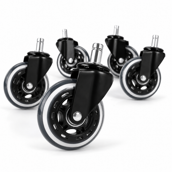 Колеса роликовые для офисного кресла ORZAC Rollerblade, комплект 5 шт., для компьютерного стула