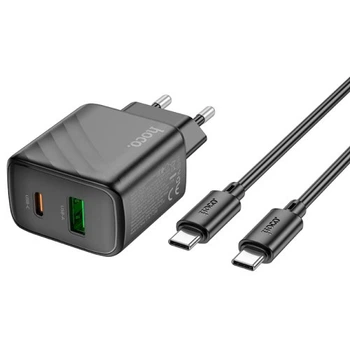 Зарядний пристрій Hoco CS23A Sunlight 30 Вт PD + QC 3.0 Type-C to Type-C Чорний (CS23A)