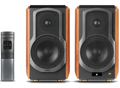 Активные колонки Edifier S1000-W 120W Hi-Res, Optical, Coax, RCA, Bluetooth, Wi-Fi Brown