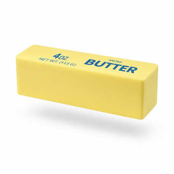 Іграшка-антистрес «Масло» ТМ Тискуни ATY148 — м’який сквіш Salted Butter, 13,5 × 4 × 4 см, для дітей