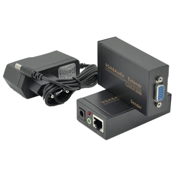 Активный удлинитель VGA сигнала Cat5e / 6e 100м 1080P