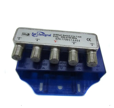 Переключатель Sat Integral DiseQ 1*4 герметичный