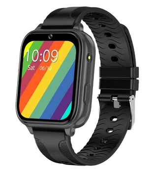 Дитячий смарт годинник з сімкою Lemfo P60 для дзвінків з GPS відстеженням, прослушкою, відеозвʼязком, 8 ГБ памʼяті та TikTok, YouTube, Viber До 7 днів роботи Чорний