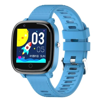 Годинник телефон для дітей Lemfo HW16 з GPS трекером, 4G LTE, SIM-картою, відеодзвінком, камерою, прослуховуванням, геолокацією, Wi-Fi та кнопкою SOS Синій