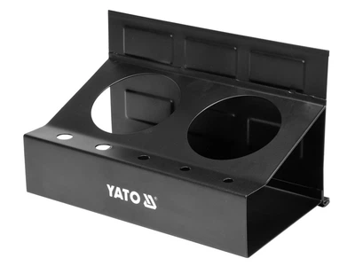 Полка магнитная YATO с 2 большими и 5 малыми отверстиями 215 x 120 x 130 мм YT-08681