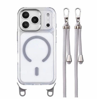 Чохол CaseFashion Crossbody Case MagSafe для iPhone 17 Pro Grey