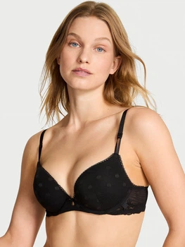 Бюстгальтер с Push-up с косточками Victoria's Secret 780758528 36D Черный (1159863496)