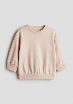 Дитячий світшот для дівчинки H&M 98 см Пудровий (25101501A1)