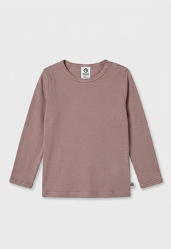 Дитячий вовняний лонгслів для дівчинки Green Cotton 98 см Пудровий (25111261)