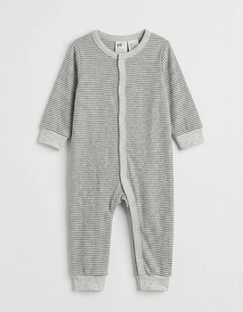 Дитячий комбінезон-сліп для хлопчика H&M 92 см Сірий (0308A)