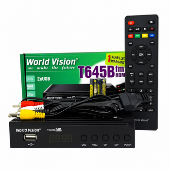 Тюнер т2 World Vision T645B FM