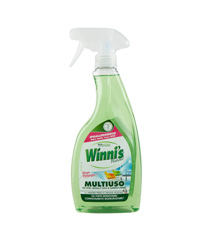 Гіпоалергенний миючий засіб для миття вікон, дзеркал, скла Winni's Multiuso Trigger 500 мл