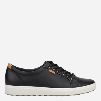 Женские кеды кожаные низкие ECCO Soft 7 W 43000301001 37 Черные (737431676275)