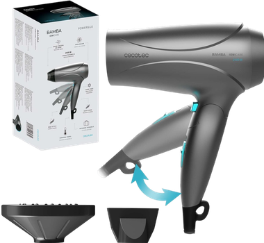 Suszarka do włosów Cecotec IoniCare Power&Go Szara