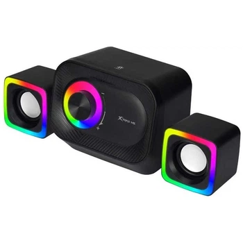 Комп'ютерна колонка XTRIKE ME SK-502 Wired Speaker RGB 11W Black