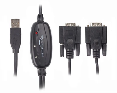 Кабель-переходник Viewcon VE591 USB 2.0 на 2 COM, 1 м