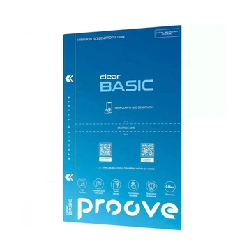 Захисна гідрогелева плівка Proove Hydrogel Screen Protection BASIC Clear