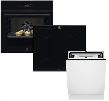 Духовой шкаф электрический Electrolux LOE8F38Z + Варочная поверхность индукционная Electrolux CIV634 + Встраиваемая посудомоечная машина Electrolux E62LB200T (комплект)