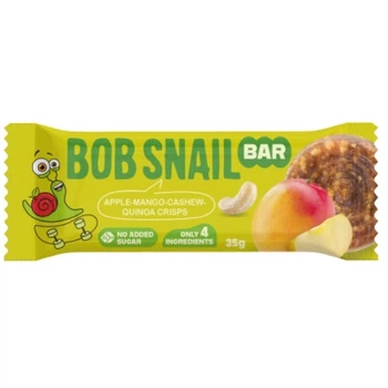 Батончик детский Bob Snail Яблоко, манго, кешью и кроссы киноа 35 г (1740730)