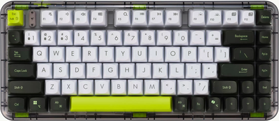 Klawiatura bezprzewodowa ASUS Jelly75 KD201 USB\Wireless\Bluetooth Volt Green (90XB0A10-BKB050)