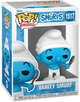 Фигурка Funko Pop! TELEVISION: The Smurfs — #1517 Vanity Smurf, Смурфик Красавчик
