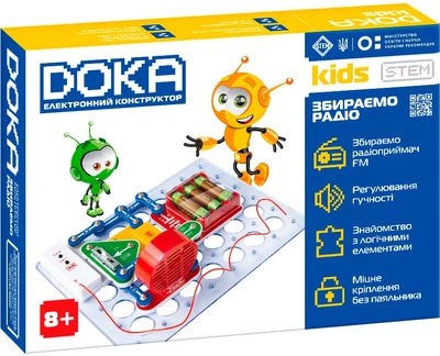 Електронний конструктор Doka: Збираємо радіо — D70703