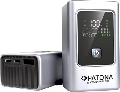 Powerbank PATONA Platinum Powerbank Luxury One PD35 10000 mAh 35W Silver (4238)