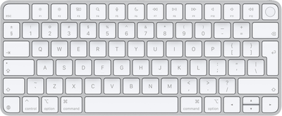 Клавіатура бездротова Apple Magic Keyboard з Touch ID Bluetooth International English White (MXCK3Z/A)