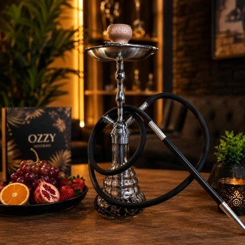 Кальян Hookah Ozzy 11 Silver высотой 50 см на 1 персону
