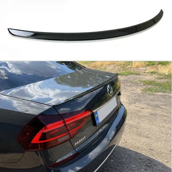 Спойлер лип Volkswagen Passat B7 B8 USA NMS 2011-2019 ABS пластик, цвет черный глянец для Volkswagen Passat B8 USA 2016-2019 (8668)