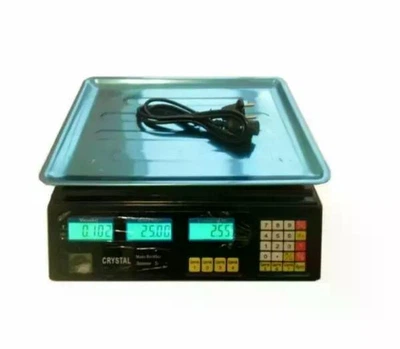 Электронные торговые весы с счетчиком цены Crystal CT-500 до 50 кг